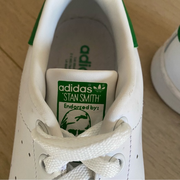 Ultimate Classic Original Cloud White/Green Stan Smith Adidas Shoes Sneakers 8.5 - Picture 5 of 9